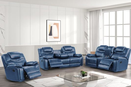 Galveston Blue - 3PC OVERSIZED Reclining Set **NEW ARRIVAL**