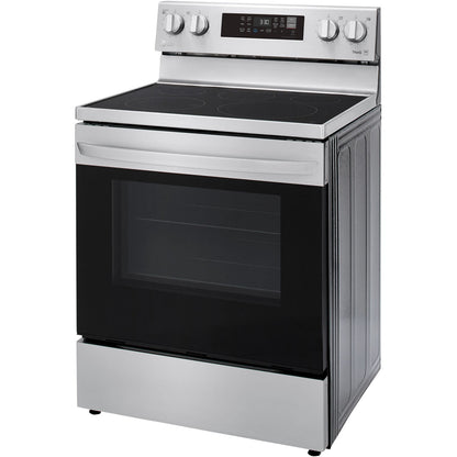 LG/LREL6323S 6.3 CF / 30" Electric Range, Convection, Air Fry, ThinQ - Stainless Replaces: LRE3061ST