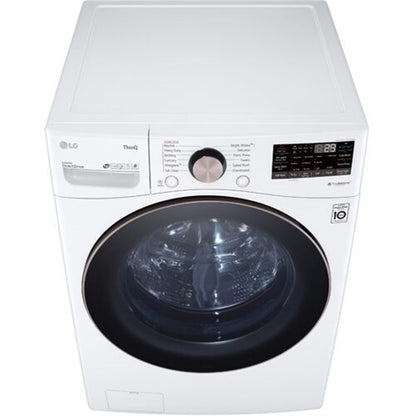 LG/WM4000HWA 4.5 CF Ultra Large Capacity FL Washer w/ AIDD, Turbowash, Steam, Wi-Fi - White