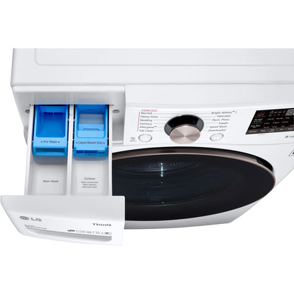 LG/WM4000HWA 4.5 CF Ultra Large Capacity FL Washer w/ AIDD, Turbowash, Steam, Wi-Fi - White