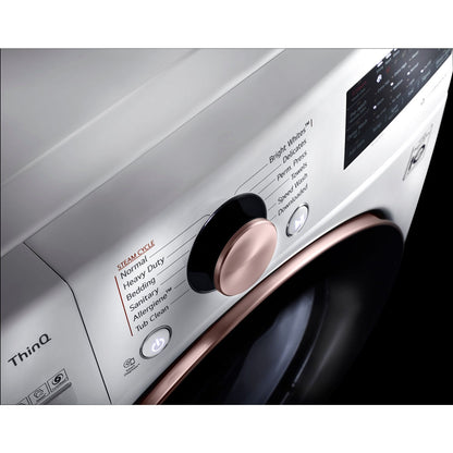 LG/WM4000HWA 4.5 CF Ultra Large Capacity FL Washer w/ AIDD, Turbowash, Steam, Wi-Fi - White