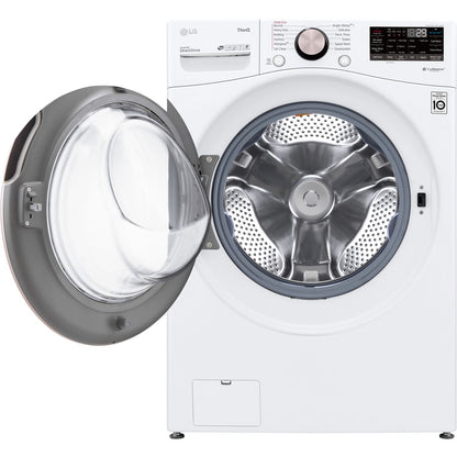 LG/WM4000HWA 4.5 CF Ultra Large Capacity FL Washer w/ AIDD, Turbowash, Steam, Wi-Fi - White