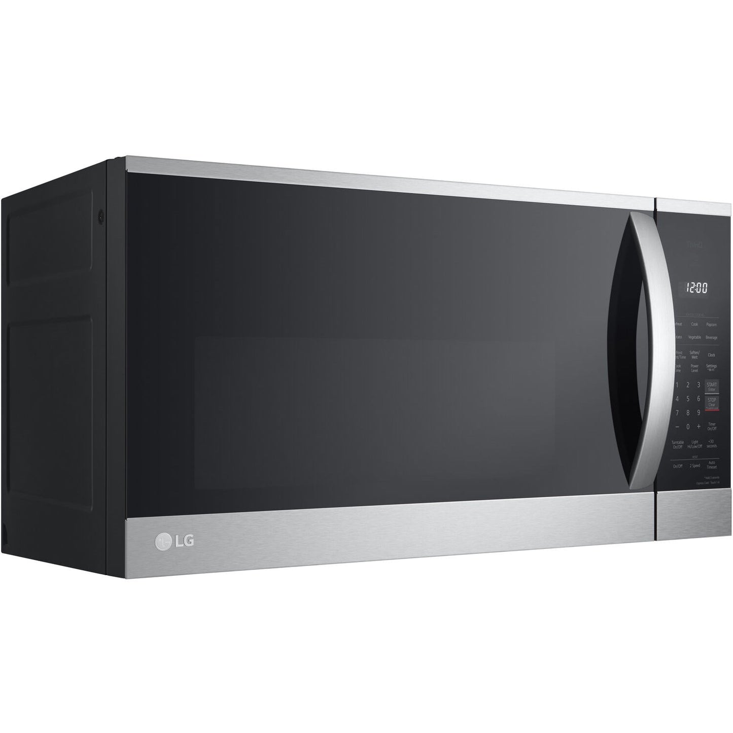 LG/MVEM1825F 1.8 CF Over-the-Range Microwave, 300 CFM, Sensor, ThinQ, EasyClean - Stainless