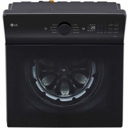 LG/WT8400CB 5.5 CF Top Load Washer, TurboWash 3D, Wi-Fi, Easy Unload - Black Matte