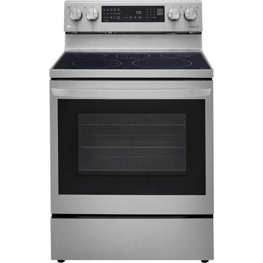 LG/LREL6325F 6.3 CF / 30" Electric Range, InstaView, True Convection, ThinQ - Stainless Replaces: LRE3194ST