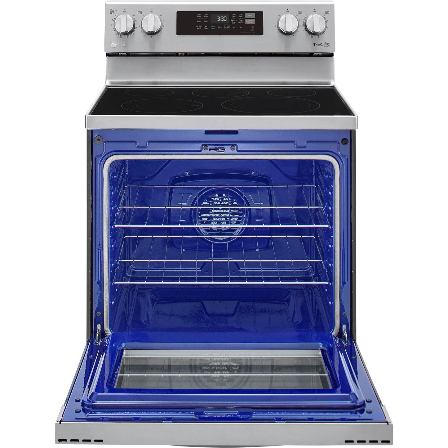 LG/LREL6323S 6.3 CF / 30" Electric Range, Convection, Air Fry, ThinQ - Stainless Replaces: LRE3061ST