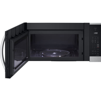 LG/MVEM1825F 1.8 CF Over-the-Range Microwave, 300 CFM, Sensor, ThinQ, EasyClean - Stainless