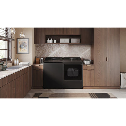 LG/DLE8400BE 7.3 CF Electric Dryer, Wi-Fi, Easy Load, AI Sensor Dry - Black Matte