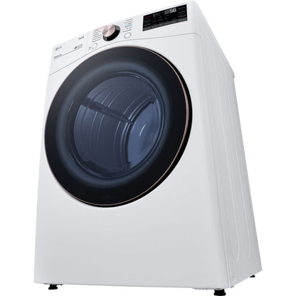 LG/DLEX4000W 7.4 CF Ultra Large Capacity Electric Dryer w/Sensor Dry, Truesteam, Wi-Fi - White