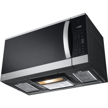 LG/MVEM1825F 1.8 CF Over-the-Range Microwave, 300 CFM, Sensor, ThinQ, EasyClean - Stainless