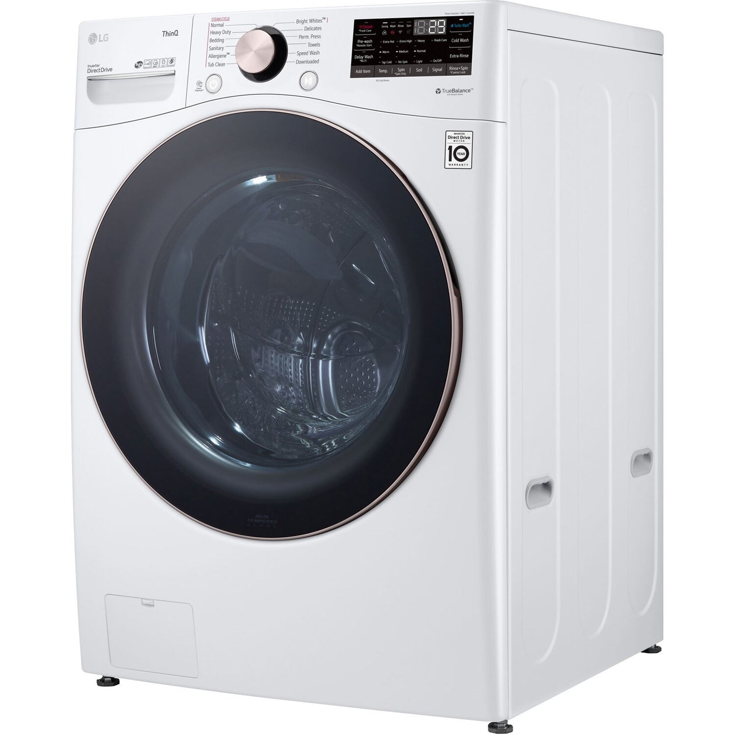 LG/WM4000HWA 4.5 CF Ultra Large Capacity FL Washer w/ AIDD, Turbowash, Steam, Wi-Fi - White