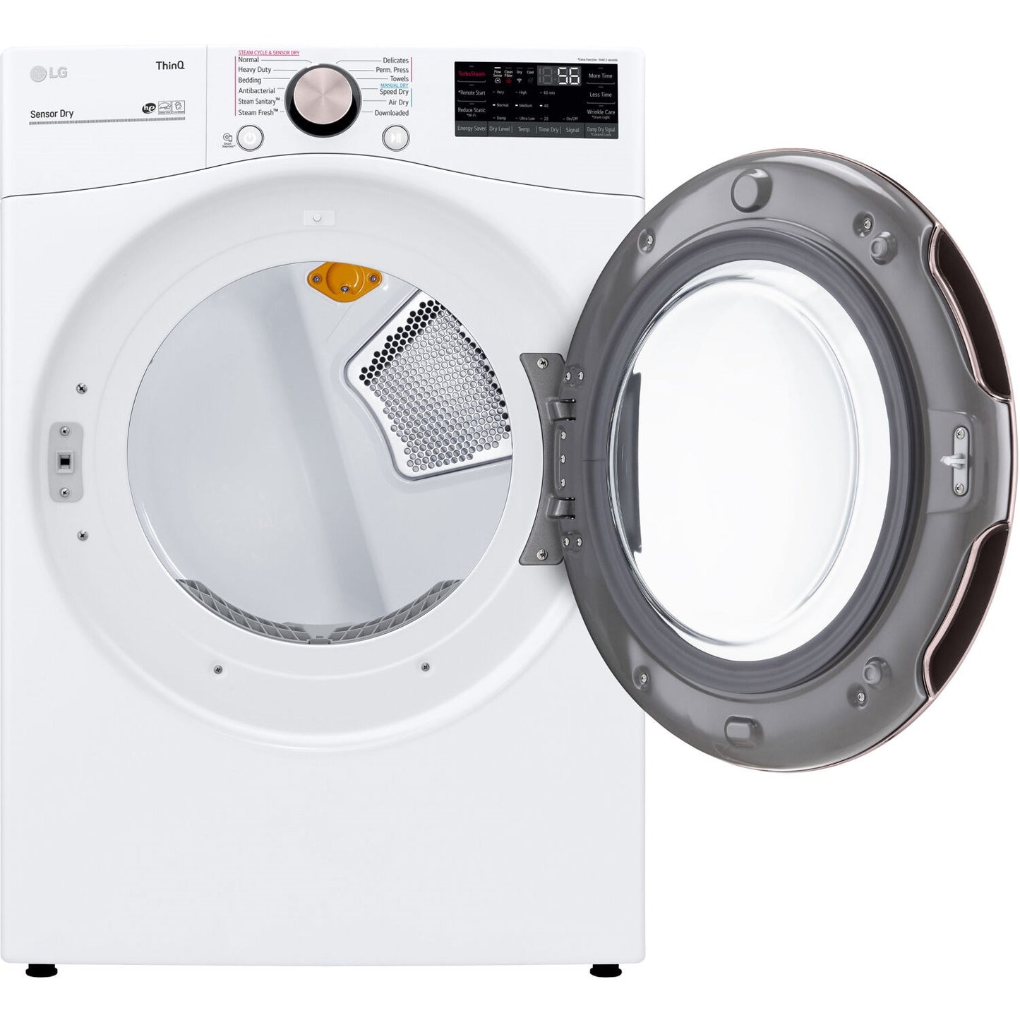 LG/DLEX4000W 7.4 CF Ultra Large Capacity Electric Dryer w/Sensor Dry, Truesteam, Wi-Fi - White